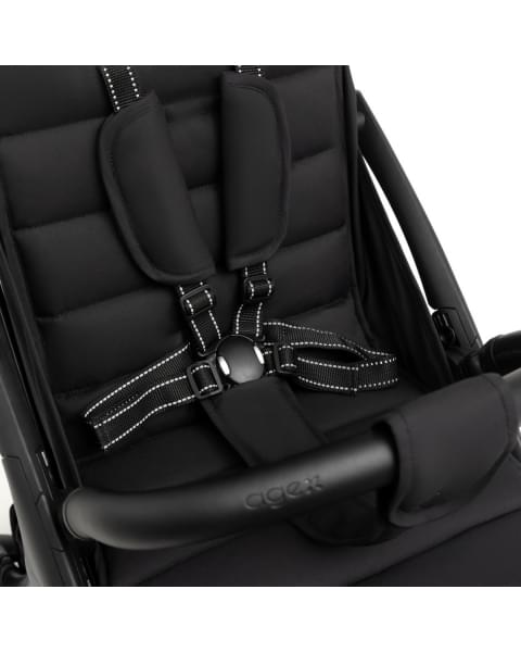 Коляска прогулочная Agex Mini LX, Black (Черный)