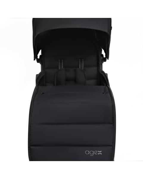 Коляска прогулочная Agex Mini LX, Black (Черный)