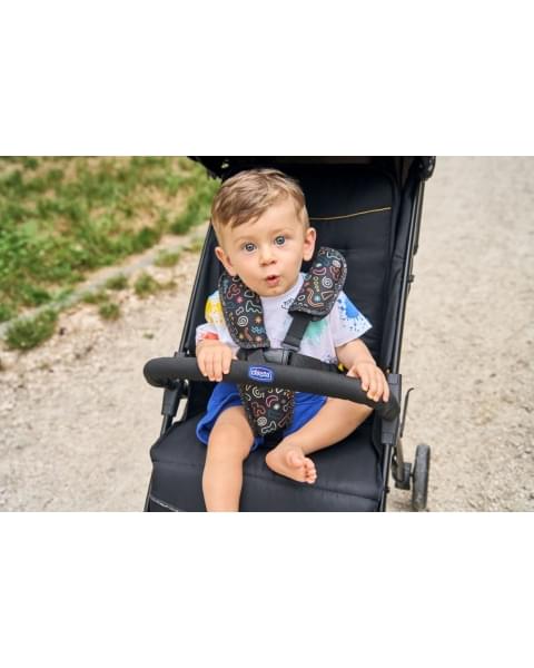 Коляска прогулочная Chicco Glee, Uneven Black (Черный)