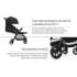 Коляска прогулочная Chicco Glee, Uneven Black (Черный)