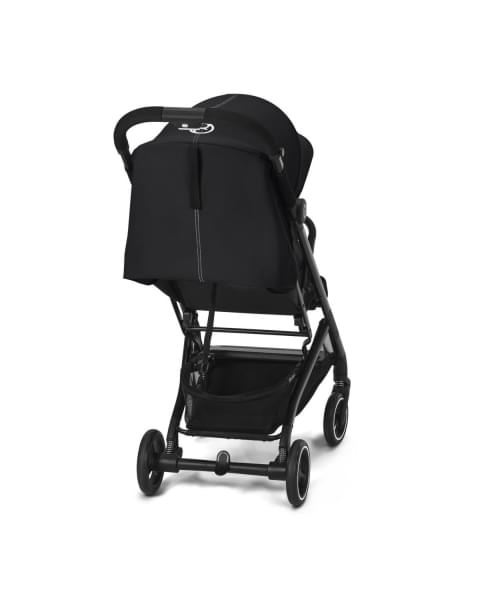 Коляска прогулочная Cybex Beezy (с дождевиком и бампером), Moon Black (Черный)