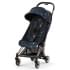 Коляска прогулочная Cybex Coya шасси Rose Gold, FE Jewels of Nature (Синий с принтом)