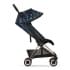 Коляска прогулочная Cybex Coya шасси Rose Gold, FE Jewels of Nature (Синий с принтом)
