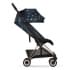Коляска прогулочная Cybex Coya шасси Rose Gold, FE Jewels of Nature (Синий с принтом)