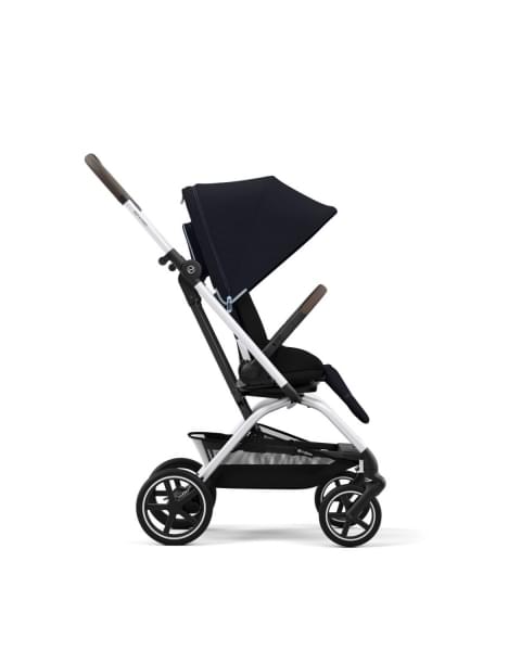Коляска прогулочная Cybex Eezy S Twist+ 2 SLV (с дождевиком и бампером), Ocean Blue (Синий)