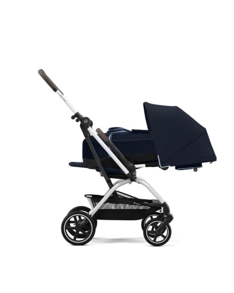 Коляска прогулочная Cybex Eezy S Twist+ 2 SLV (с дождевиком и бампером), Ocean Blue (Синий)