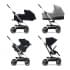 Коляска прогулочная Cybex Eezy S Twist+ 2 SLV (с дождевиком и бампером), Ocean Blue (Синий)