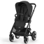 Коляска прогулочная Cybex Talos S Lux шасси BLK (с дождевиком), Moon Black (Черный)