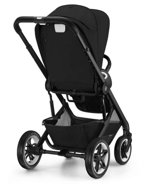 Коляска прогулочная Cybex Talos S Lux шасси BLK (с дождевиком), Moon Black (Черный)