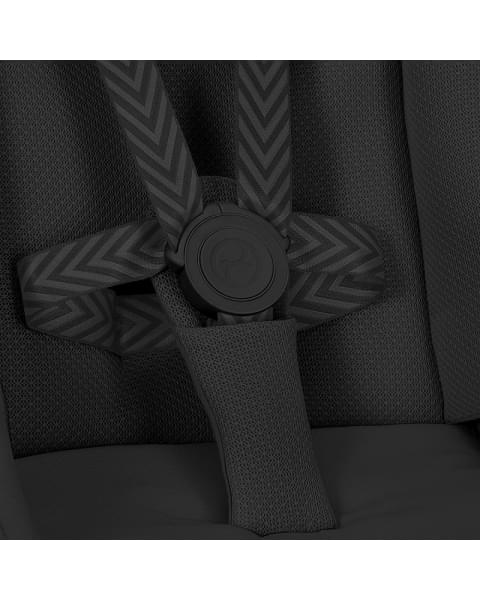 Коляска прогулочная Cybex Talos S Lux шасси BLK (с дождевиком), Moon Black (Черный)