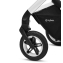 Коляска прогулочная Cybex Talos S Lux шасси BLK (с дождевиком), Moon Black (Черный)
