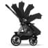 Коляска прогулочная Cybex Talos S Lux шасси BLK (с дождевиком), Moon Black (Черный)