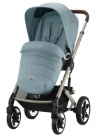 Коляска прогулочная Cybex Talos S Lux шасси TPE (с дождевиком), Stormy Blue (Голубой)