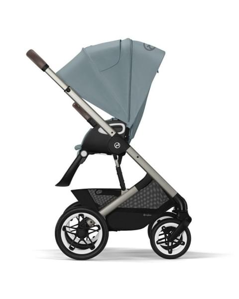 Коляска прогулочная Cybex Talos S Lux шасси TPE (с дождевиком), Sky Blue (Голубой)