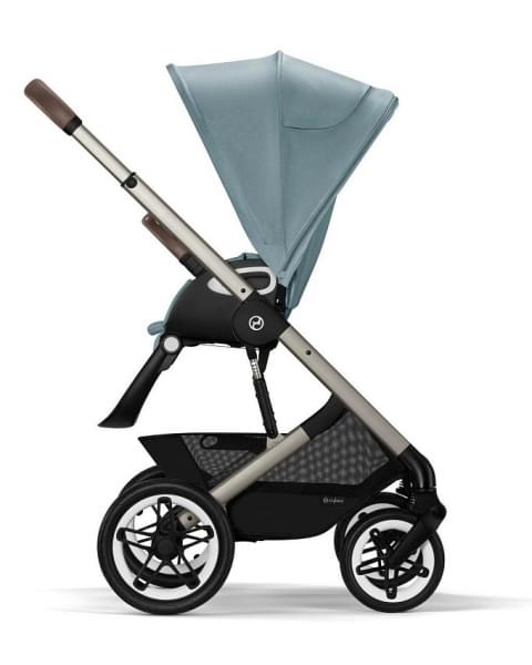 Коляска прогулочная Cybex Talos S Lux шасси TPE (с дождевиком), Sky Blue (Голубой)