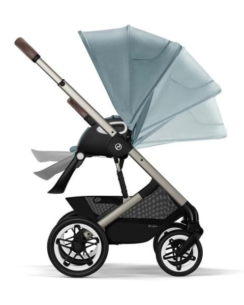 Коляска прогулочная Cybex Talos S Lux шасси TPE (с дождевиком), Sky Blue (Голубой)