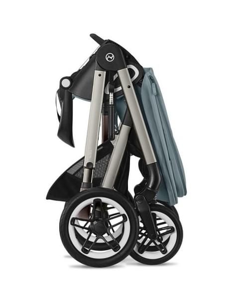 Коляска прогулочная Cybex Talos S Lux шасси TPE (с дождевиком), Sky Blue (Голубой)