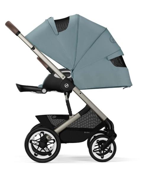 Коляска прогулочная Cybex Talos S Lux шасси TPE (с дождевиком), Sky Blue (Голубой)