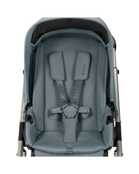 Коляска прогулочная Cybex Talos S Lux шасси TPE (с дождевиком), Sky Blue (Голубой)