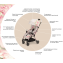 Коляска прогулочная Leclerc Baby by Monnalisa, Black (Черный)