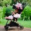 Коляска прогулочная Leclerc Baby by Monnalisa, Black (Черный)