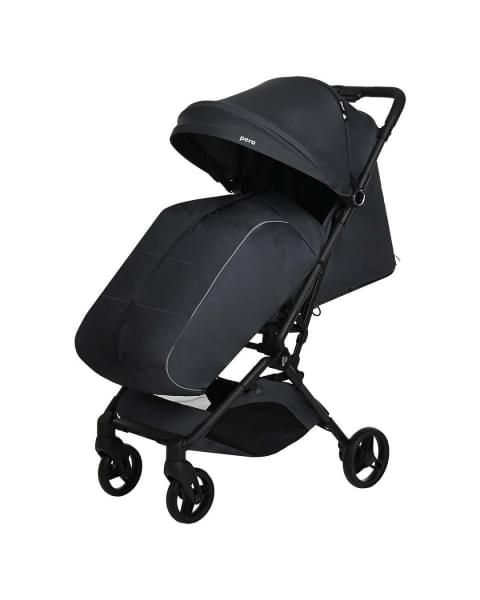 Коляска прогулочная Pituso Pera PU, Black (Черный)