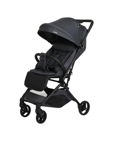 Коляска прогулочная Pituso Pera PU, Black (Черный)