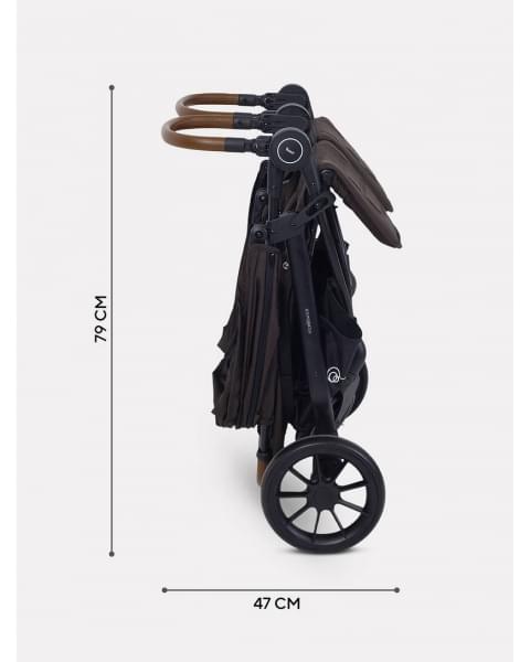 Коляска прогулочная для двойни Rant Twinny Chocolate 2025