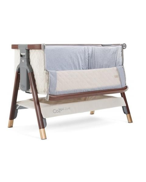 Колыбель приставная Tutti Bambini CoZee Luxe с колесами Walnut/Cream 6506 купить в Москве на официальном сайте | Цена, каталог