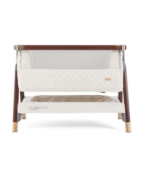 Колыбель приставная Tutti Bambini CoZee Luxe с колесами Walnut/Cream 6506 купить в Москве на официальном сайте | Цена, каталог