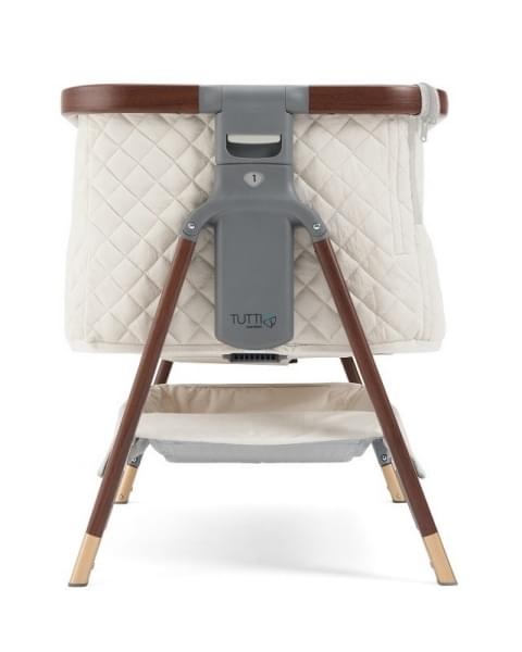 Колыбель приставная Tutti Bambini CoZee Luxe с колесами Walnut/Cream 6506 купить в Москве на официальном сайте | Цена, каталог