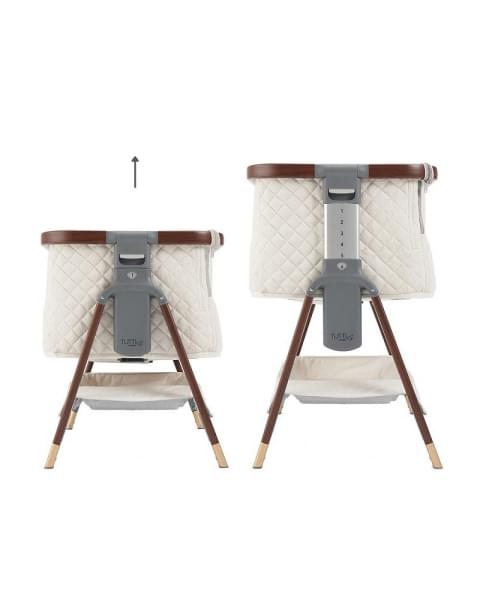 Колыбель приставная Tutti Bambini CoZee Luxe с колесами Walnut/Cream 6506 купить в Москве на официальном сайте | Цена, каталог