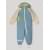 Комбинезон демисезонный Leokid Color Kit, Gray / Blue (Серый / Голубой)