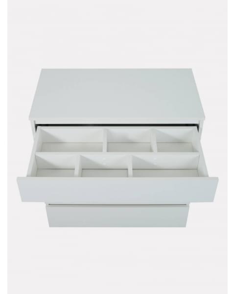 Комод пеленальный Rant Basic Norton 80/4 с органайзером White