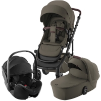 Коляска 3 в 1 Britax Roemer Smile 5Z LUX|Urban Olive + BABY-SAFE PRO Space Black
