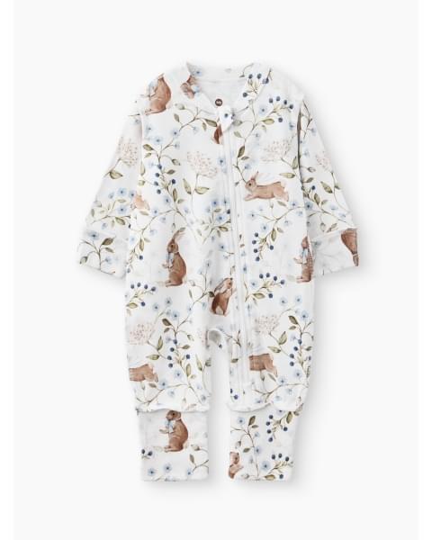 Комплект для новорожденного на выписку из роддома от Happy Baby white blue