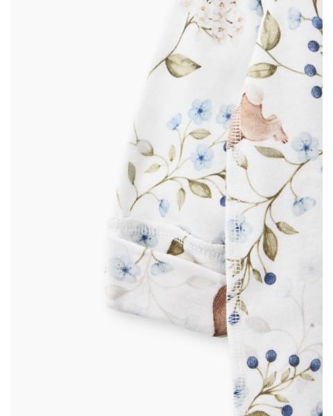 Комплект для новорожденного на выписку из роддома от Happy Baby white blue