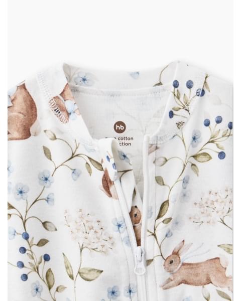 Комплект для новорожденного на выписку из роддома от Happy Baby white blue