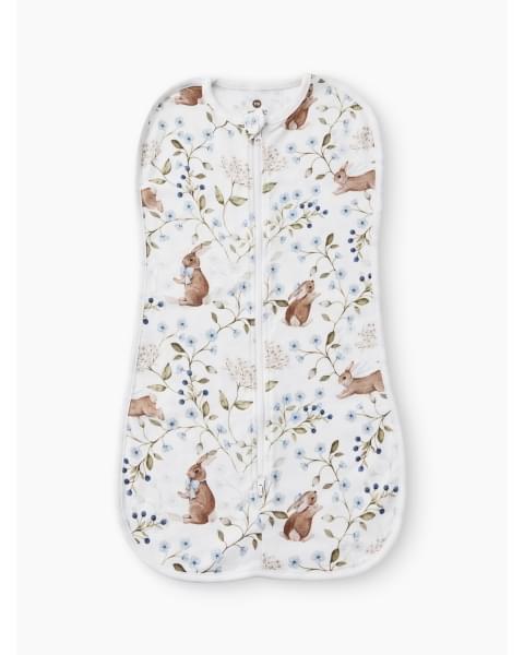 Комплект для новорожденного на выписку из роддома от Happy Baby white blue