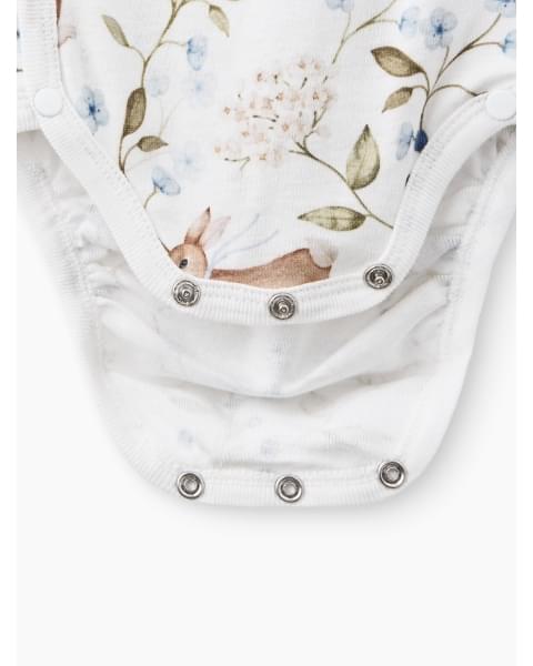 Комплект для новорожденного на выписку из роддома от Happy Baby white blue