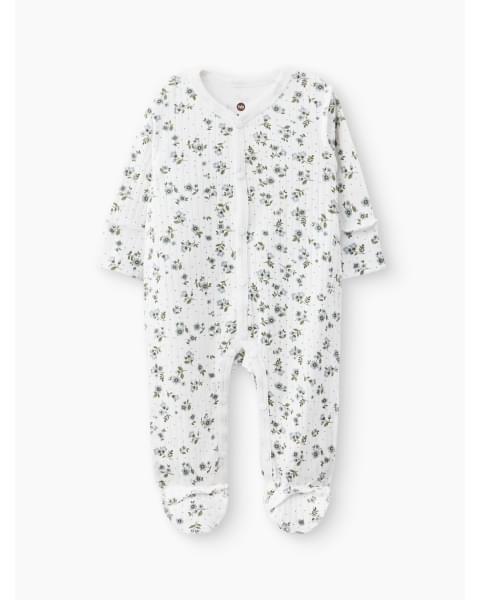 Комплект для новорожденного на выписку из роддома от Happy Baby white blue