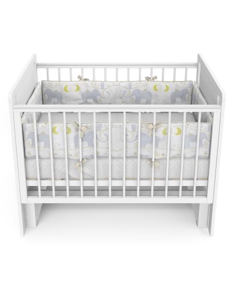 Кровать детская Indigo Happy Friends маятник на колесах