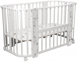 Кроватка-трансформер Indigo Baby Line 5 в 1 зайка
