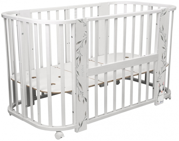 Кроватка-трансформер Indigo Baby Line 5 в 1 зайка