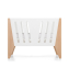 Кроватка детская из бука FOPPAPEDRETTI Dolcevita Bianco 63х124