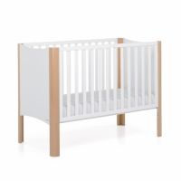 Кроватка детская из бука FOPPAPEDRETTI Gioia Bianco 63х124