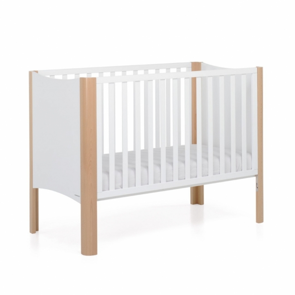 Кроватка детская из бука FOPPAPEDRETTI Gioia Bianco 63х124