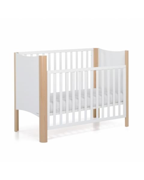 Кроватка детская из бука FOPPAPEDRETTI Gioia Bianco 63х124
