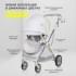 Детская прогулочная коляска Farfello Fest Lux Светло-серый/Light grey FL-14 цветная рама