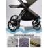 Детская коляска AmaroBaby Genius 2 в 1 коричневый